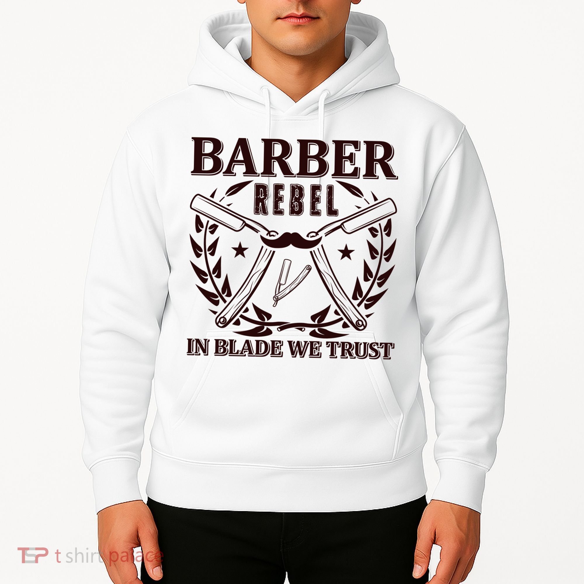 Barber Rebel In Blade We Trust Hoodie
