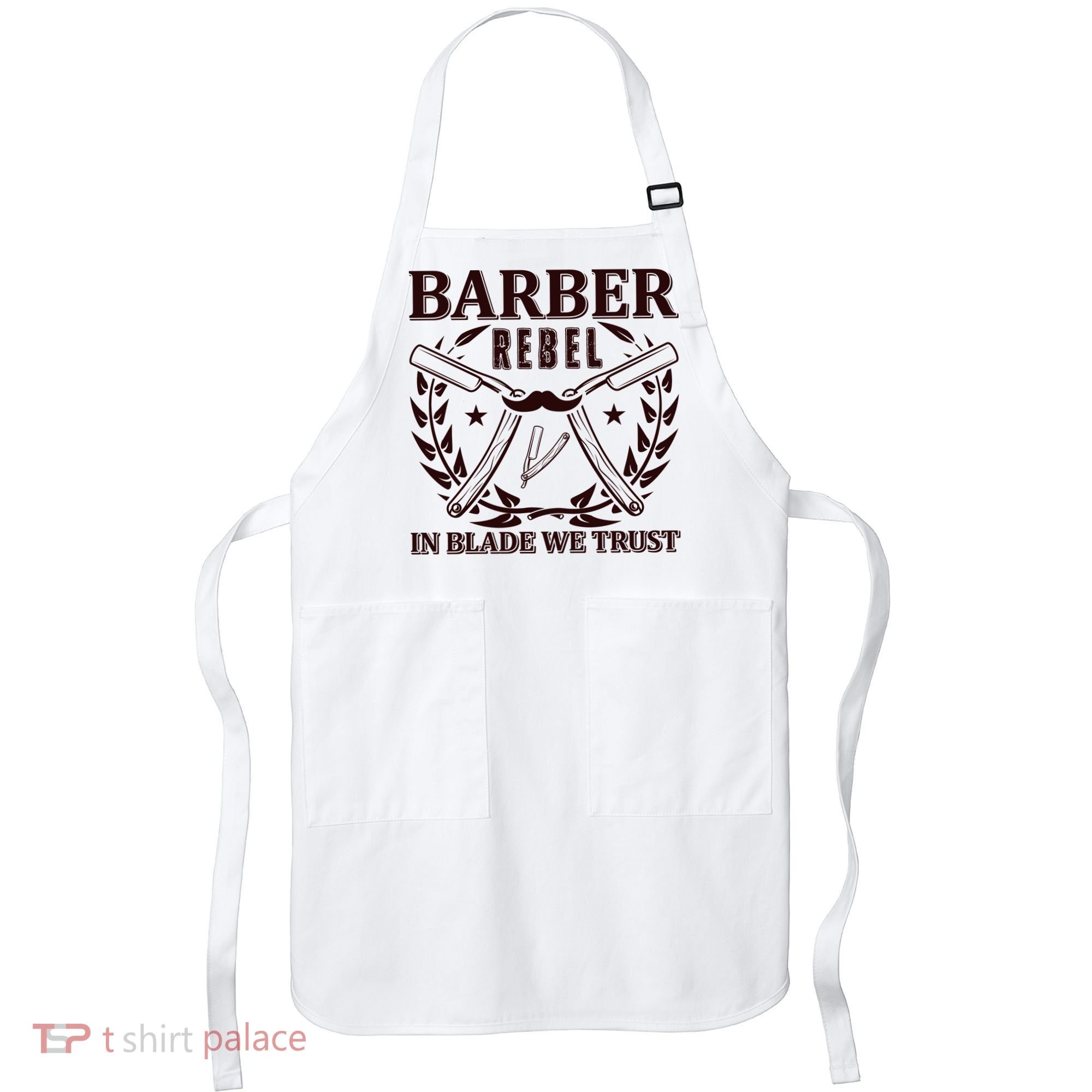 Barber Rebel In Blade We Trust Apron