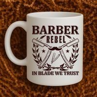 Barber Rebel In Blade We Trust Coffee Mug thumb 2