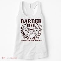 Barber Rebel In Blade We Trust Women's Tank Top thumb 0