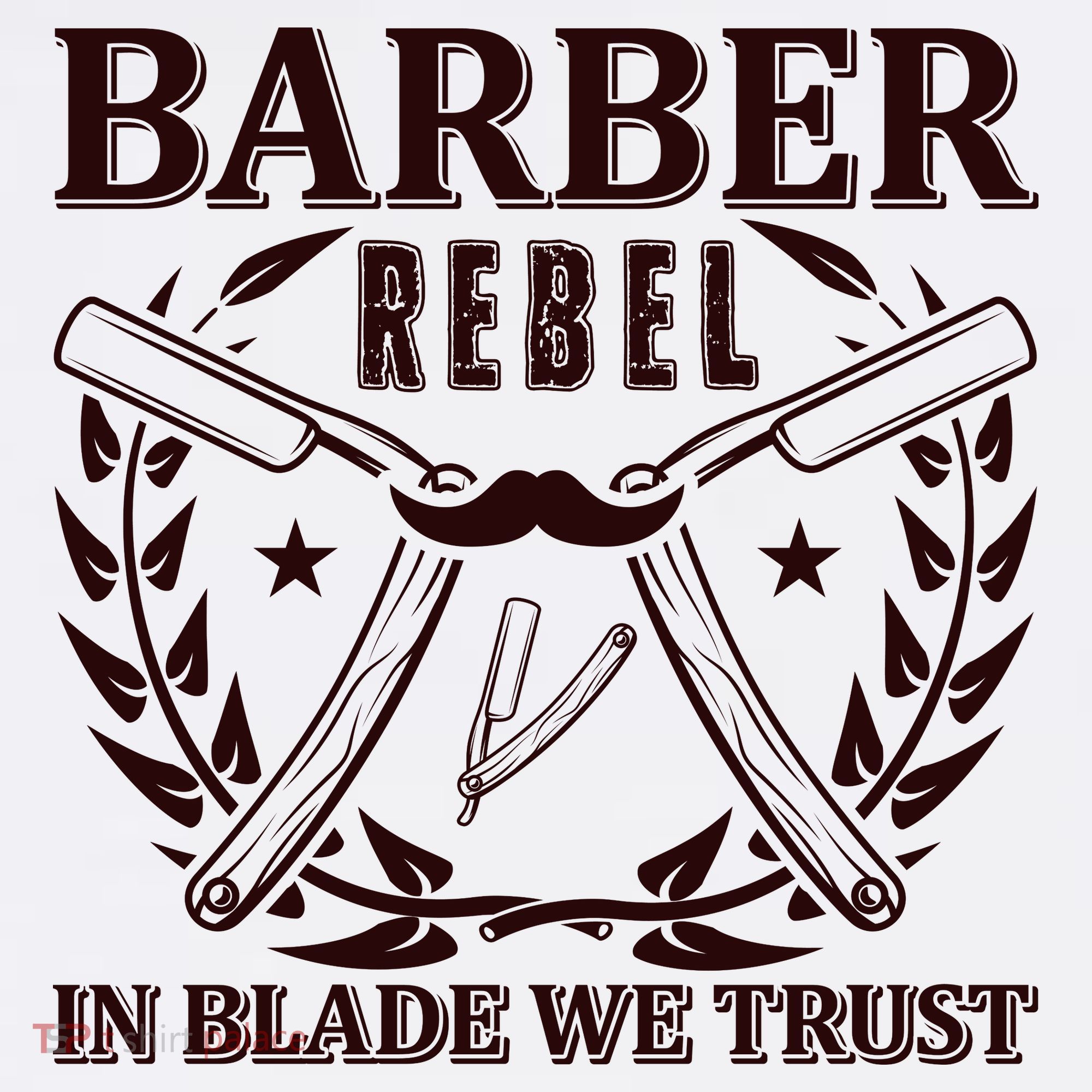 Barber Rebel In Blade We Trust Kids Sweatshirt