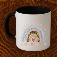 Boho Rainbow I Survived 100 Days Of Kindergarten Student Gift Coffee Mug thumb 2