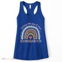 Boho Rainbow I Survived 100 Days Of Kindergarten Student Gift Women's Tank Top thumb 0