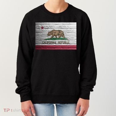 Brick California Republic Bear Flag Women's Sweatshirt