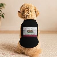 Brick California Republic Bear Flag Doggie Tank thumb 2