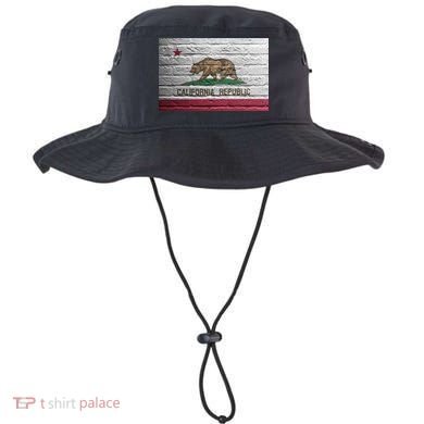 Brick California Republic Bear Flag Bucket Hat