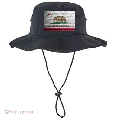 Brick California Republic Bear Flag Bucket Hat