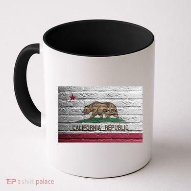 Brick California Republic Bear Flag Coffee Mug