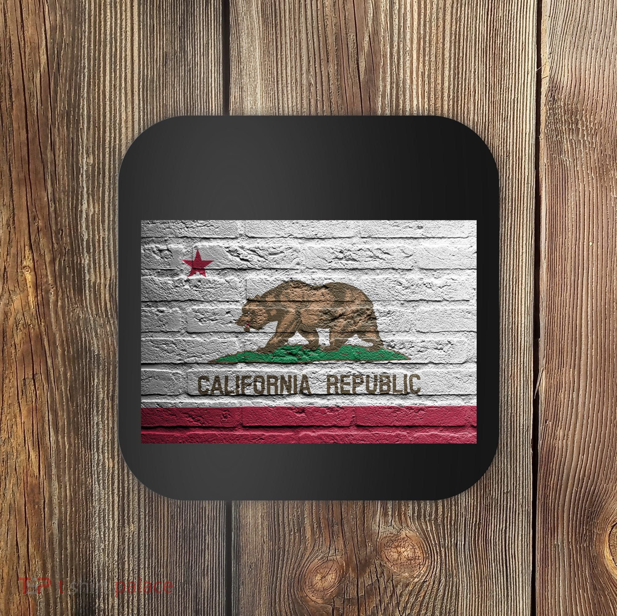 Brick California Republic Bear Flag Coaster