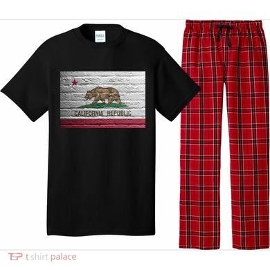 Brick California Republic Bear Flag Pajama Set