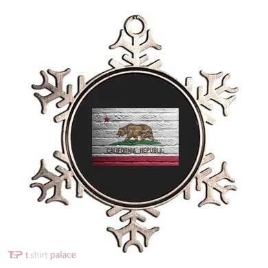 Brick California Republic Bear Flag Ornament