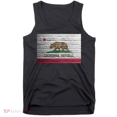 Brick California Republic Bear Flag Tank Top
