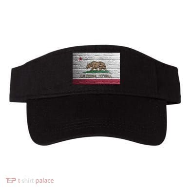 Brick California Republic Bear Flag Visor