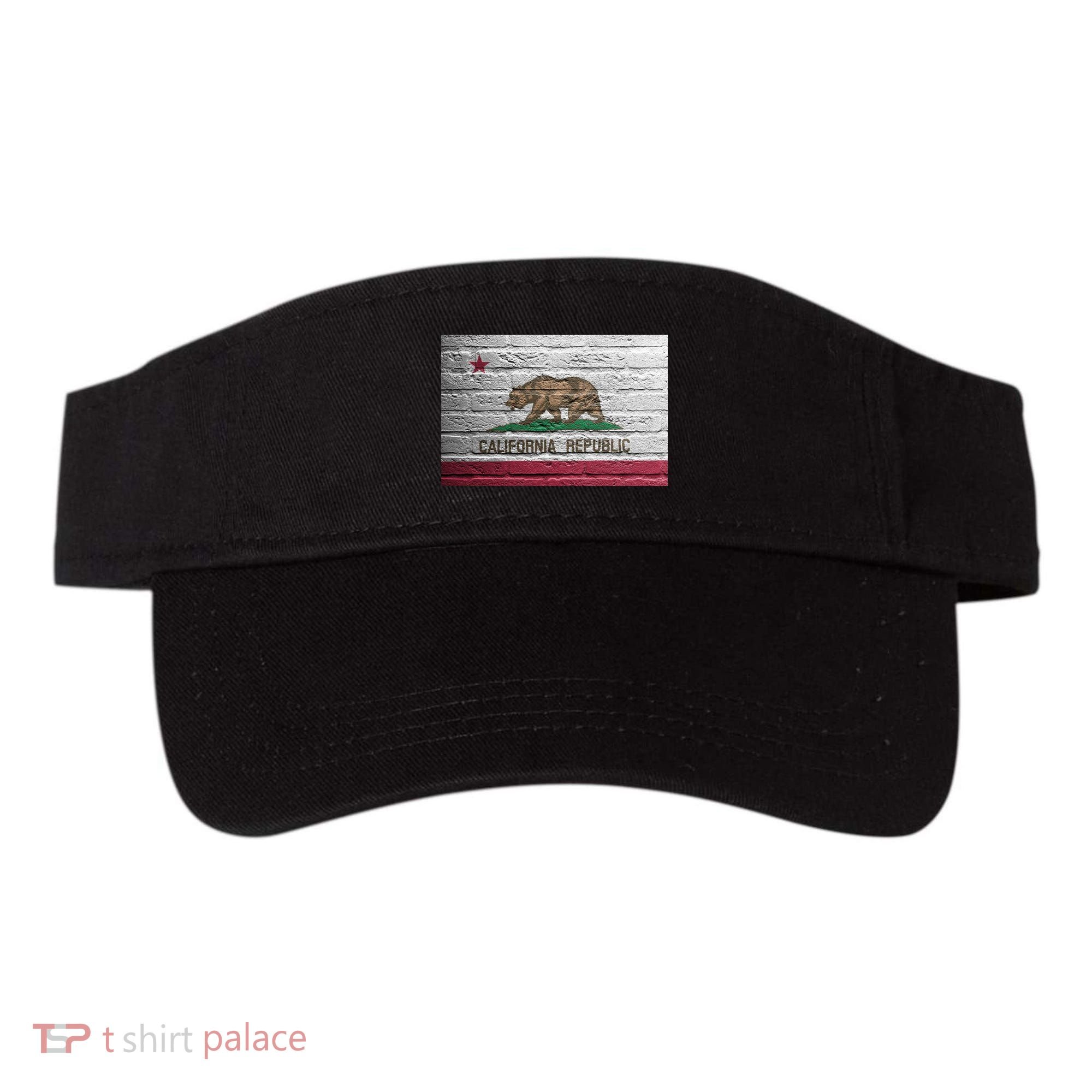 Brick California Republic Bear Flag Visor