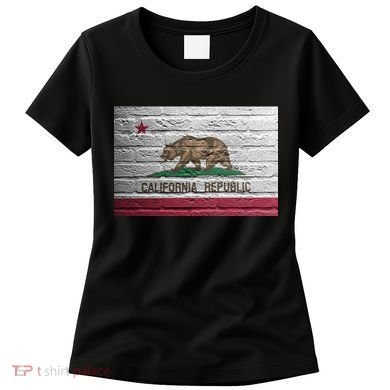 Brick California Republic Bear Flag Women's T-Shirt