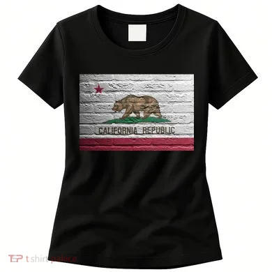 Brick California Republic Bear Flag Women's T-Shirt