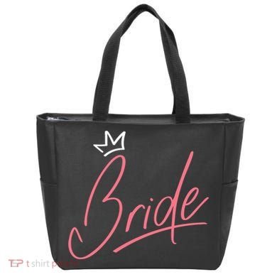 Bride Crown Tote Bag