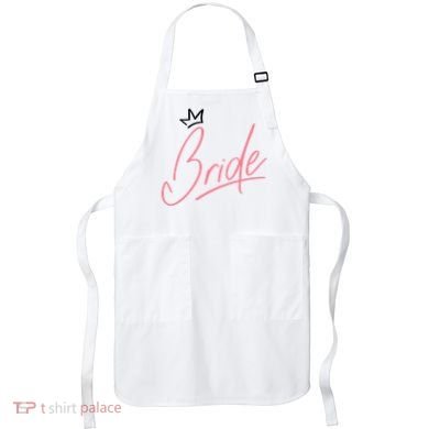 Bride Crown Apron
