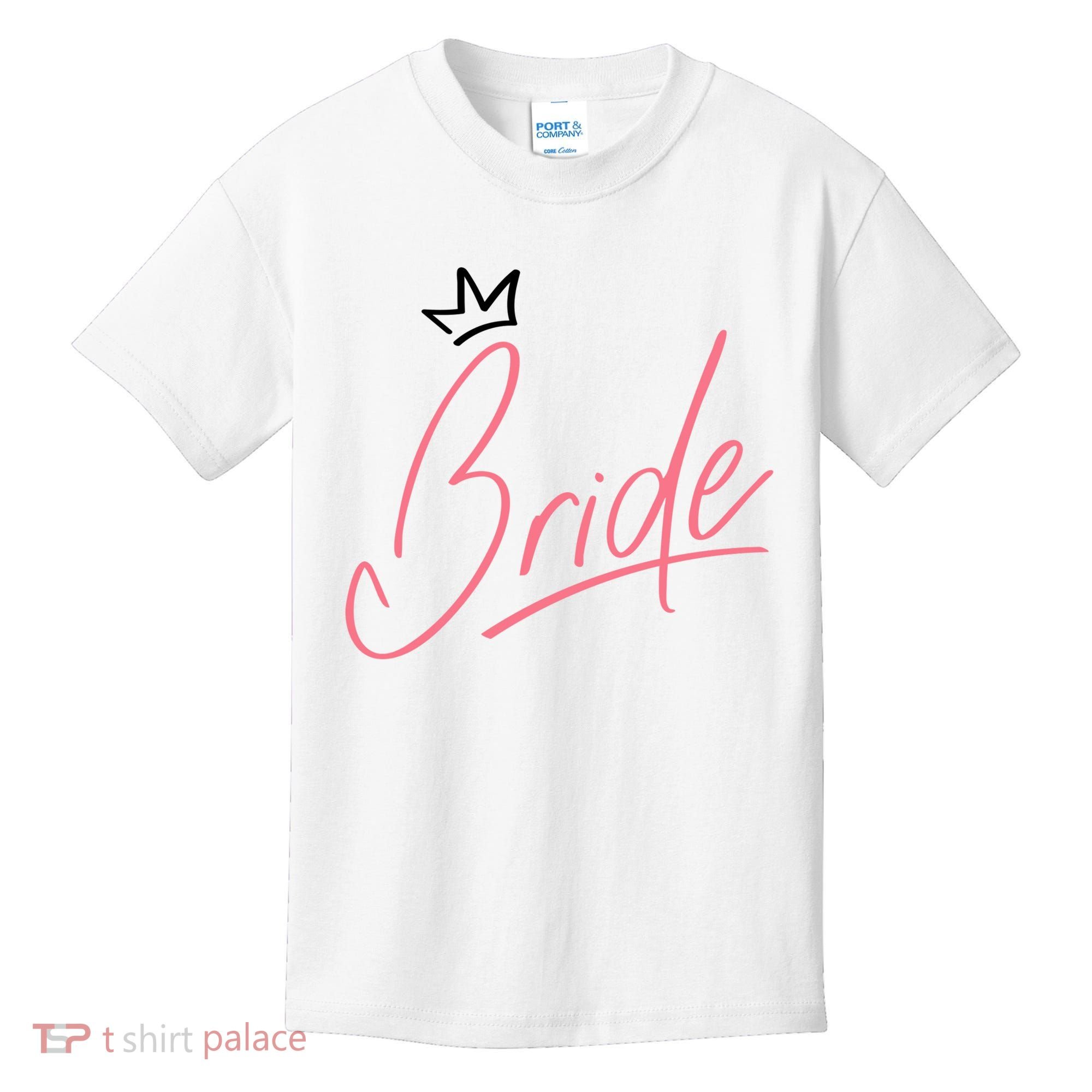 Bride Crown Kids T-Shirt