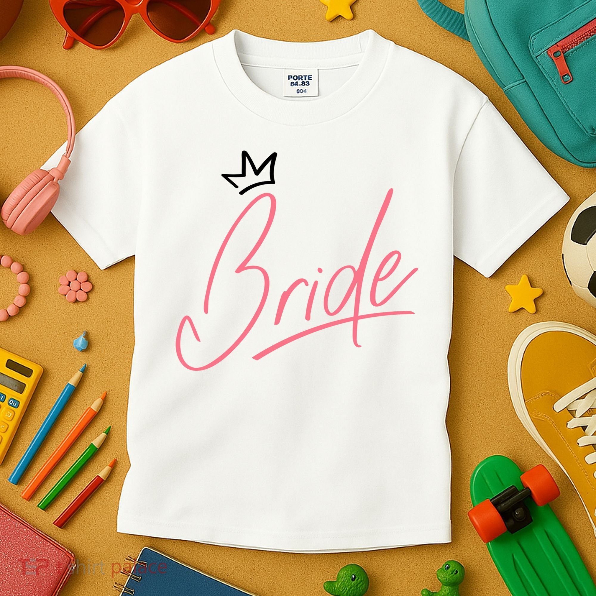 Bride Crown Kids T-Shirt