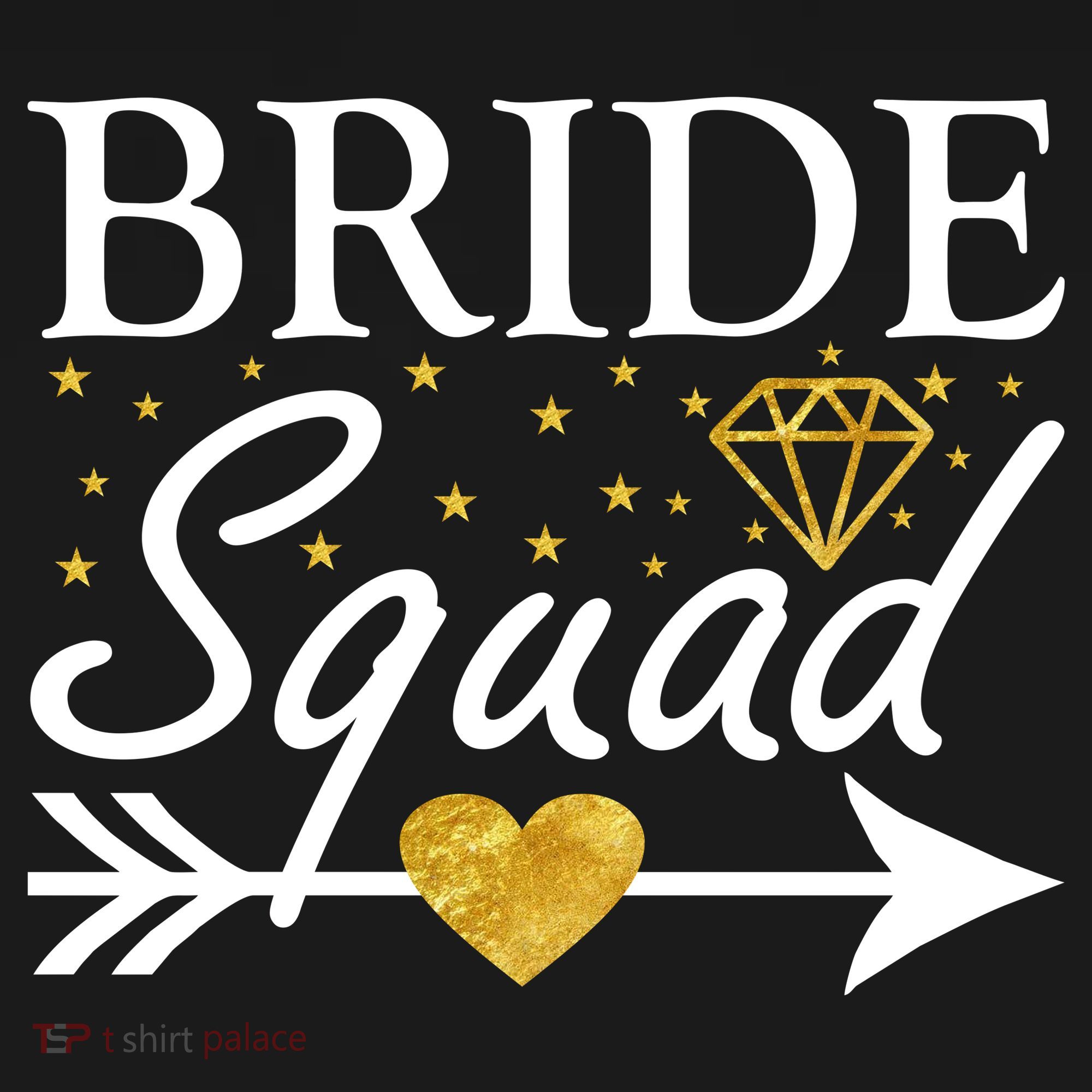 Bride Squad Arrow USA-Made Doggie Bandana