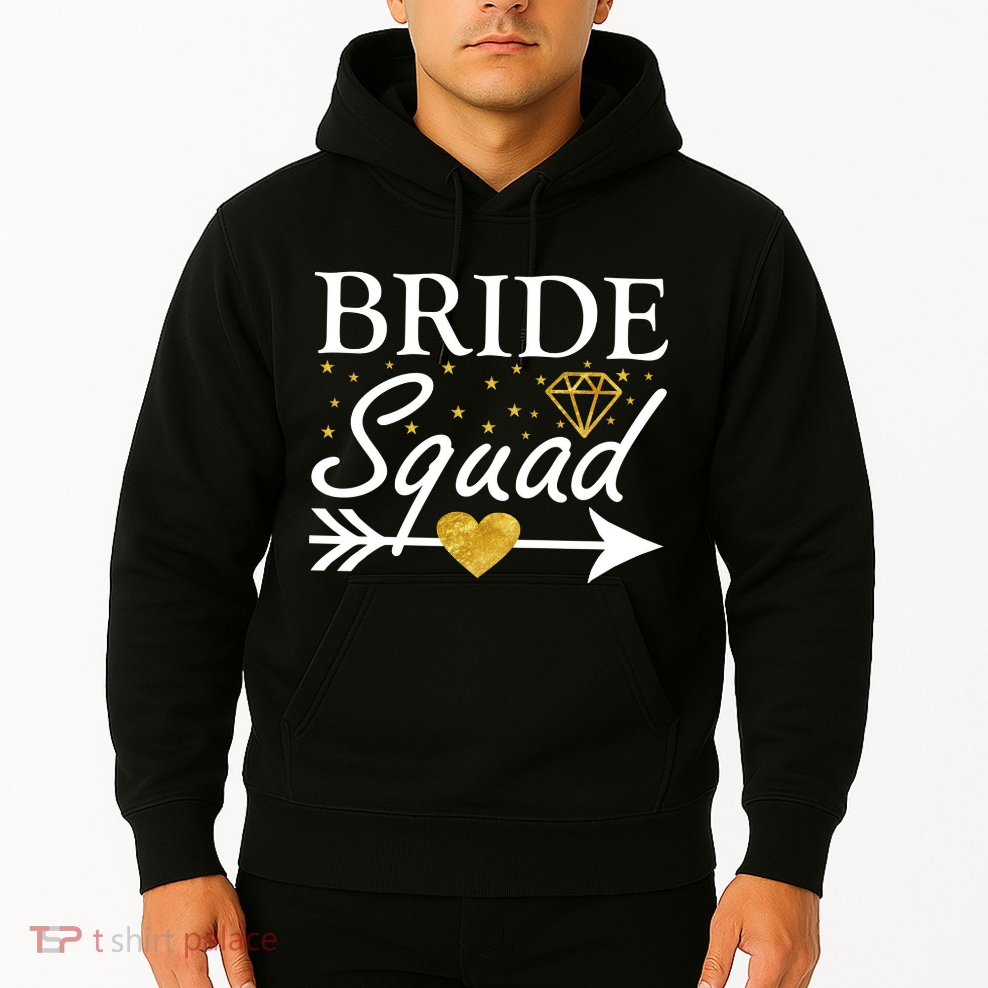 Bride Squad Arrow Hoodie