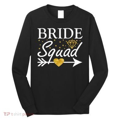 Bride Squad Arrow Long Sleeve Shirt