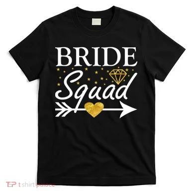 Bride Squad Arrow T-Shirt