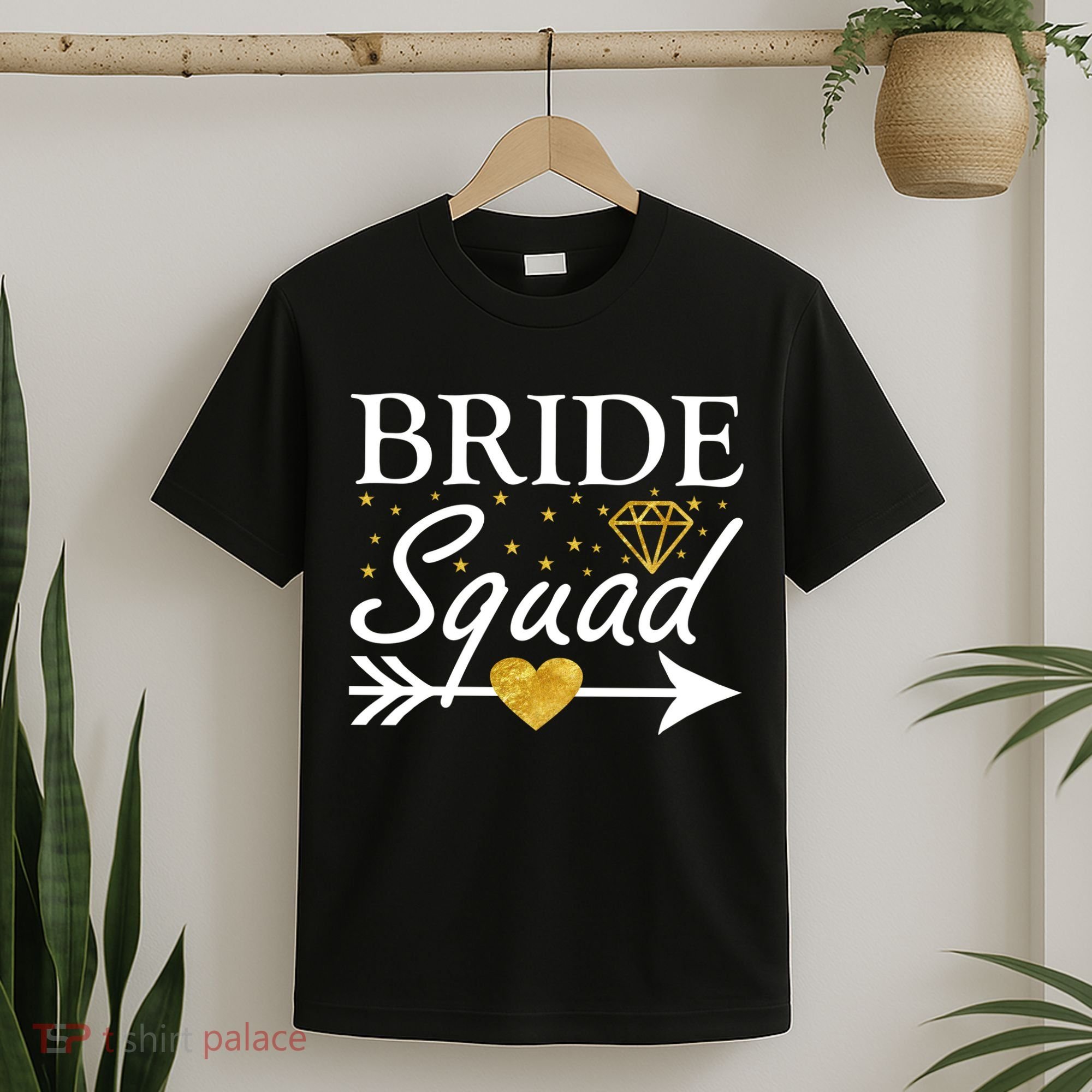 Bride Squad Arrow T-Shirt