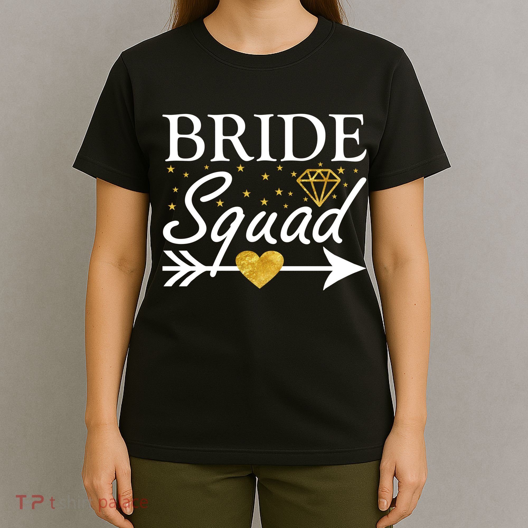 Bride Squad Arrow T-Shirt
