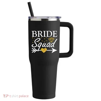 Bride Squad Arrow 40oz Vacuum Insulated Stainless Steel Travel Tumbler
