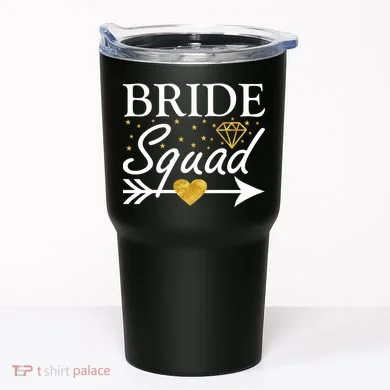 Bride Squad Arrow Tumbler