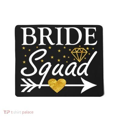 Bride Squad Arrow Mousepad