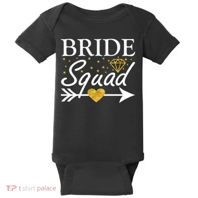 Bride Squad Arrow Baby Bodysuit