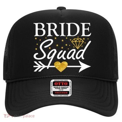 Bride Squad Arrow Hat