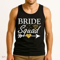 Bride Squad Arrow Tank Top thumb 3