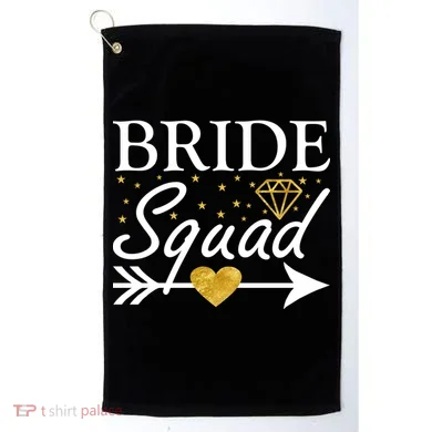 Bride Squad Arrow Golf Towel