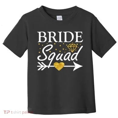 Bride Squad Arrow Toddler T-Shirt