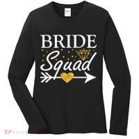 Bride Squad Arrow Women's Long Sleeve Shirt thumb 0