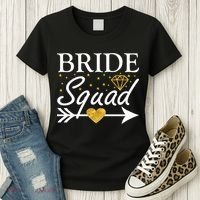 Bride Squad Arrow Women's T-Shirt thumb 3