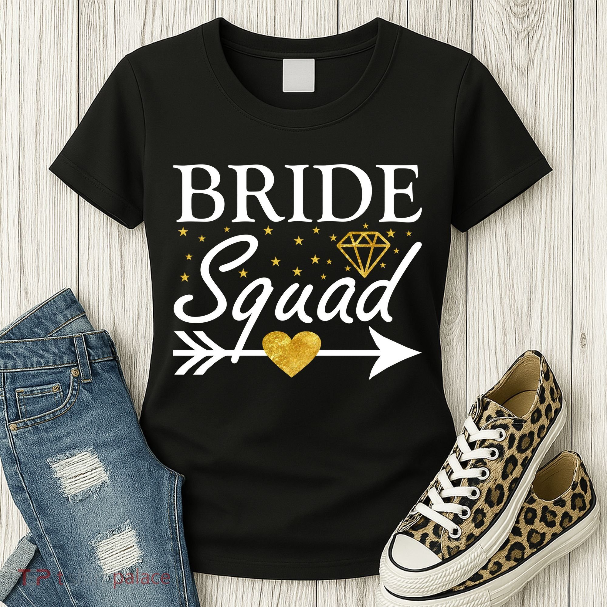 Bride Squad Arrow Women's T-Shirt