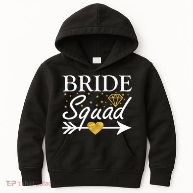 Bride Squad Arrow Kids Hoodie