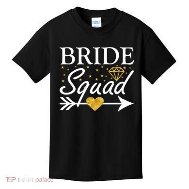 Bride Squad Arrow Kids T-Shirt