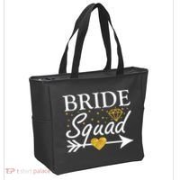Bride Squad Arrow Tote Bag thumb 2
