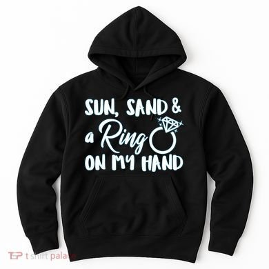Bride Sun Sand & A Ring On My Hand Hoodie