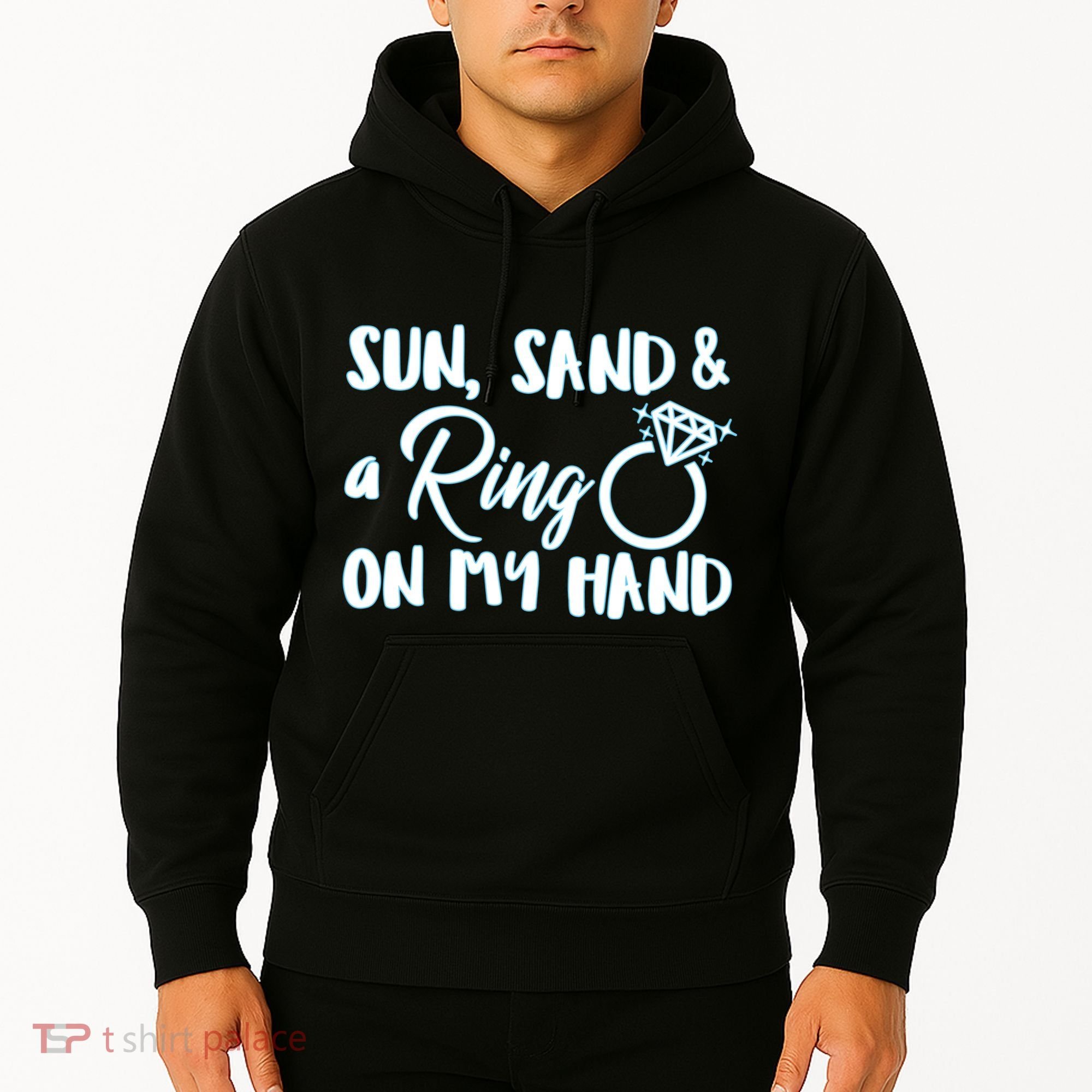 Bride Sun Sand & A Ring On My Hand Hoodie