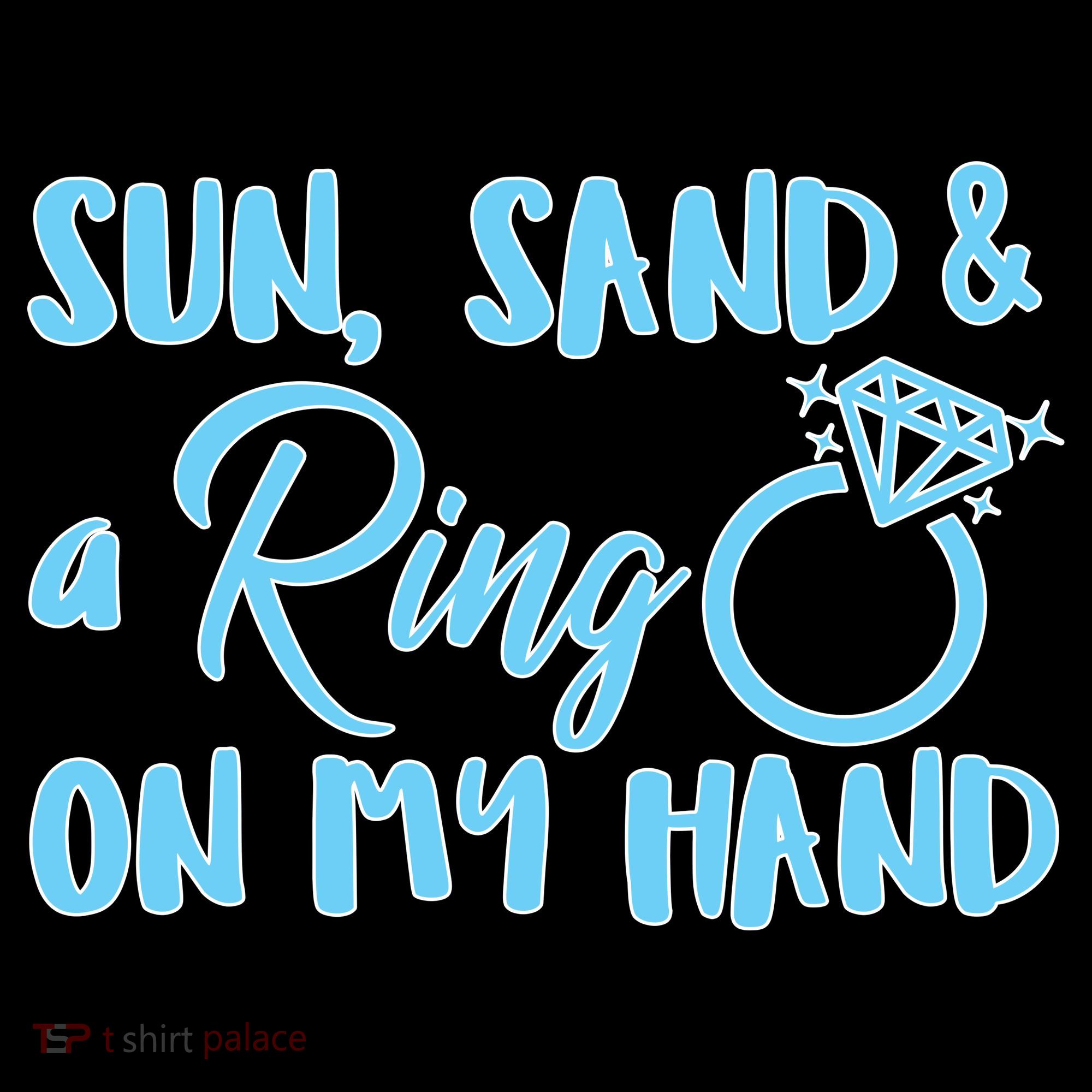 Bride Sun Sand & A Ring On My Hand Coffee Mug