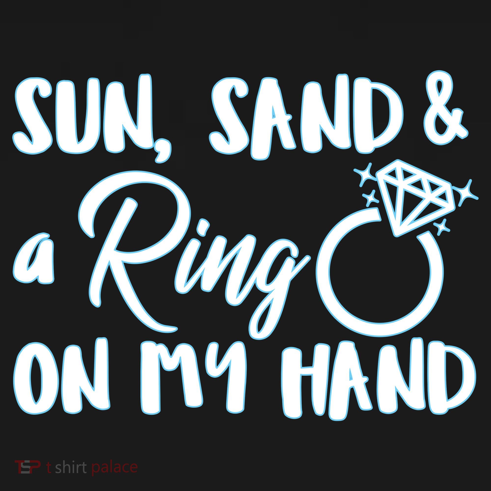 Bride Sun Sand & A Ring On My Hand Pajama Set