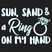 Bride Sun Sand & A Ring On My Hand Tumbler thumb 3