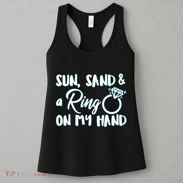 Bride Sun Sand & A Ring On My Hand Women's Tank Top
